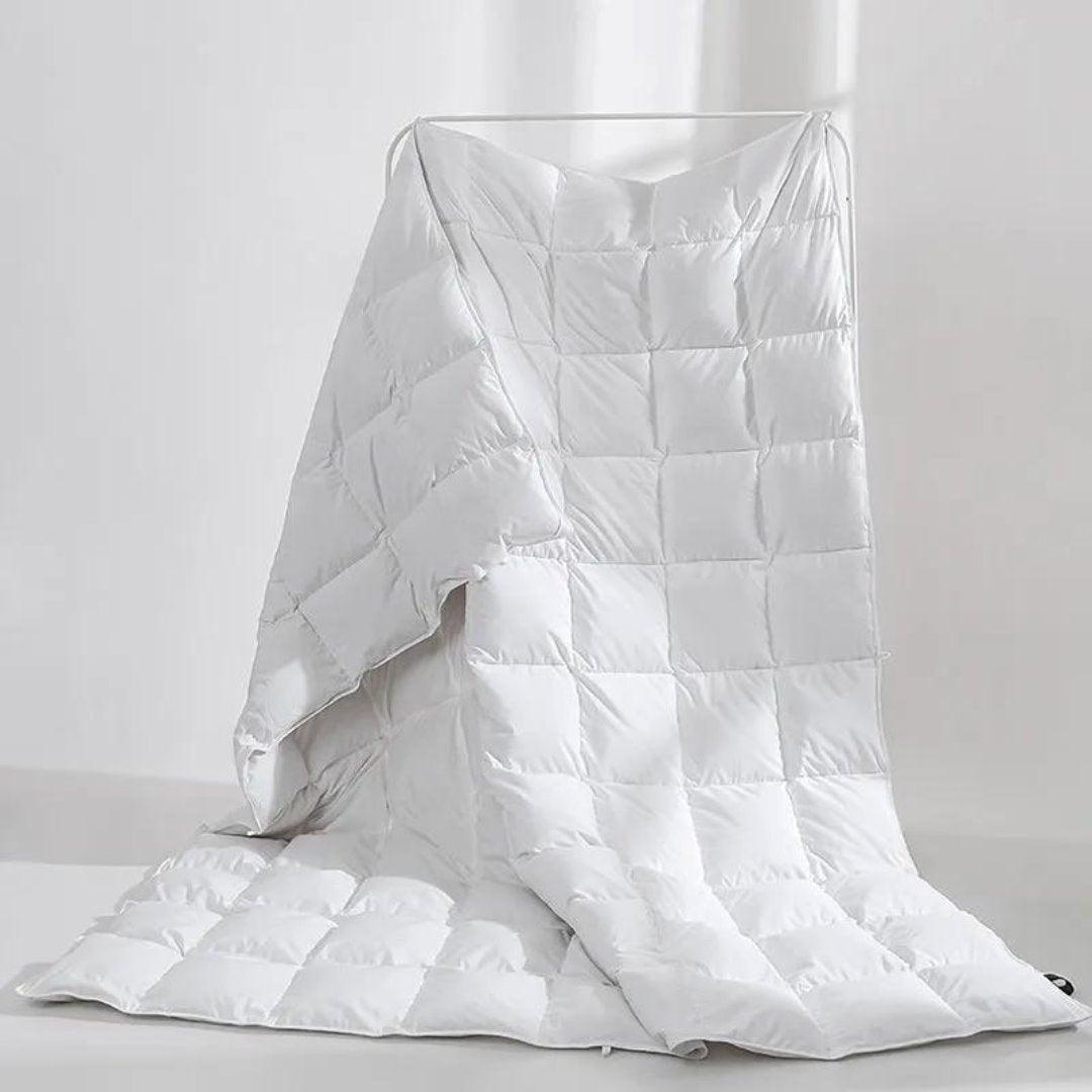 Edredom Ganso Branco Premium - 500 Fios Hipoalergênico 100% Algodão - Pofli