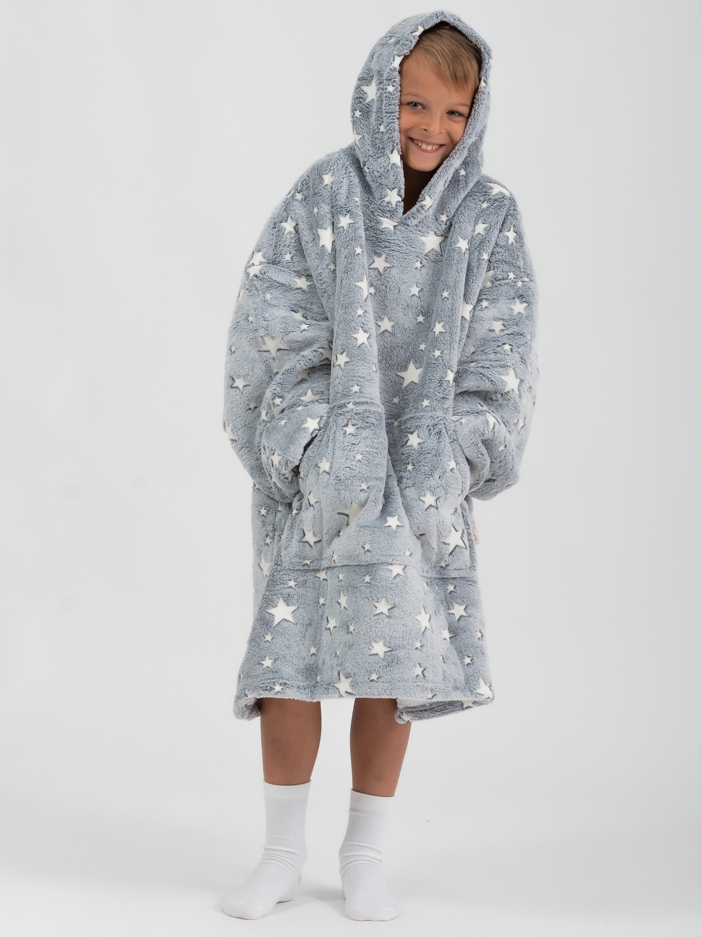 Pofli Fluorescente Cinza Kids - Pofli