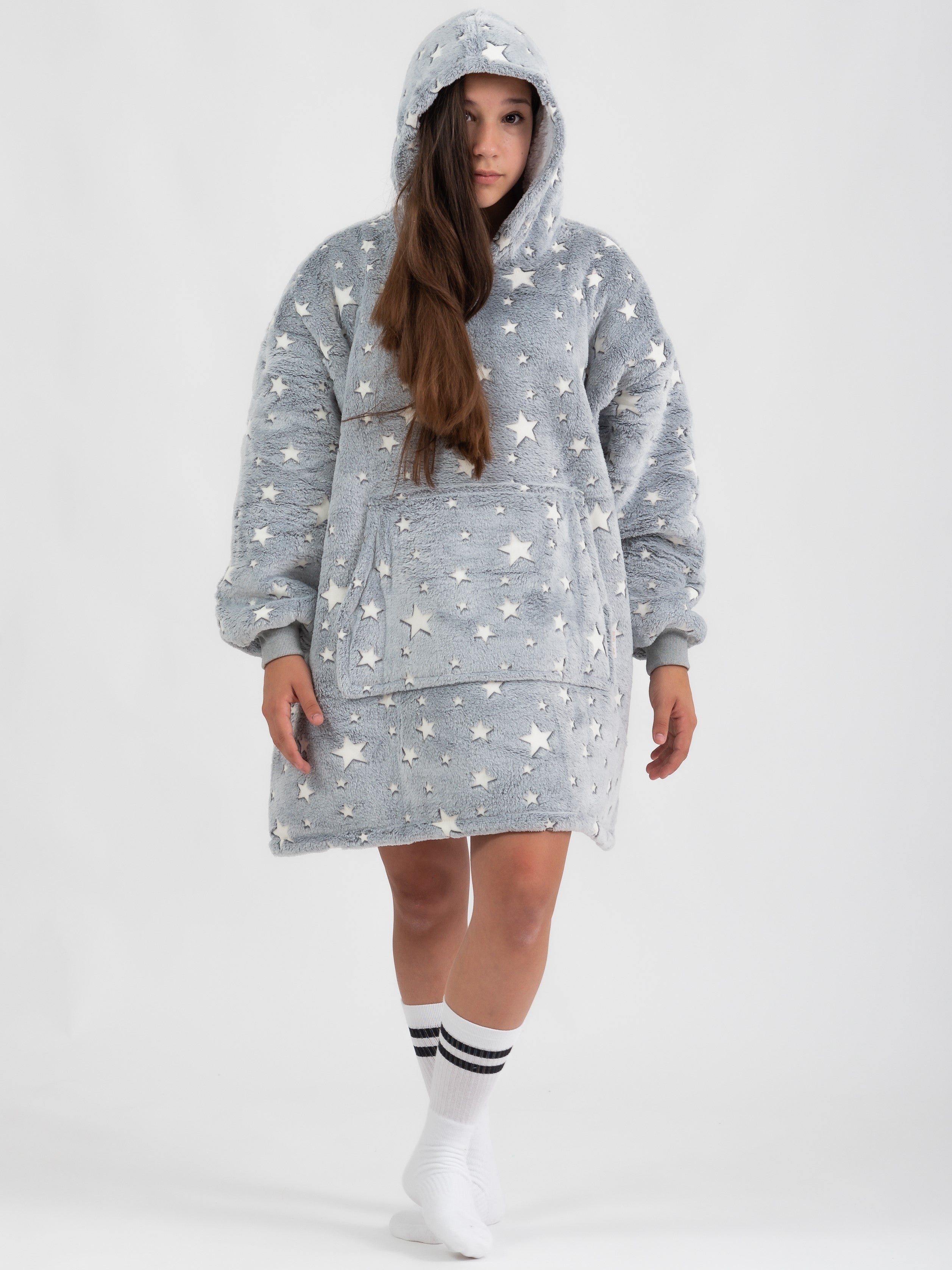 Pofli Fluorescente Cinza Kids - Pofli