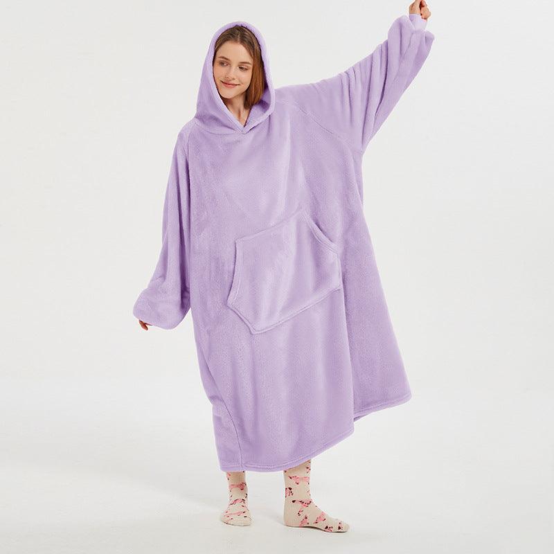 Purple Oversized Hoodie