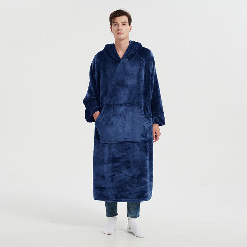Dark Blue Oversized Hoodie