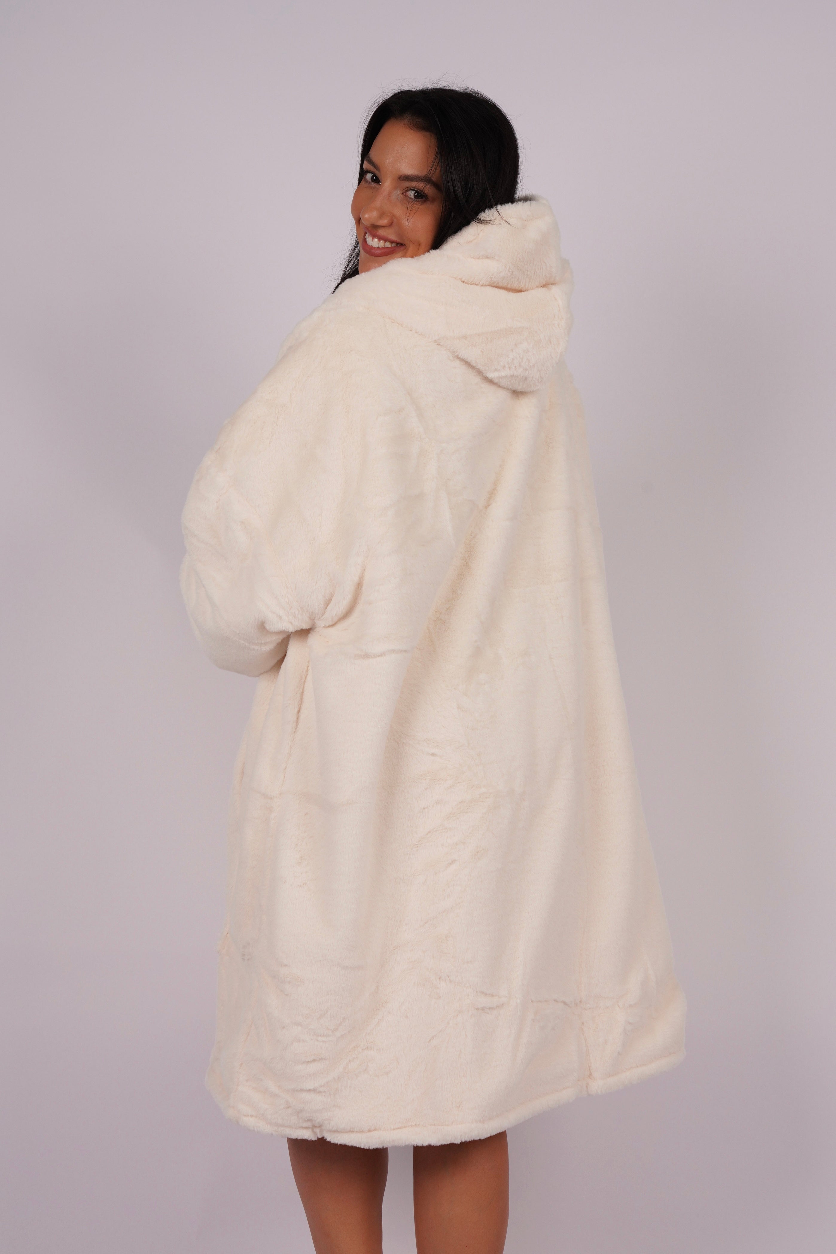 Oversized Hooded Sweatshirt Marshmallow