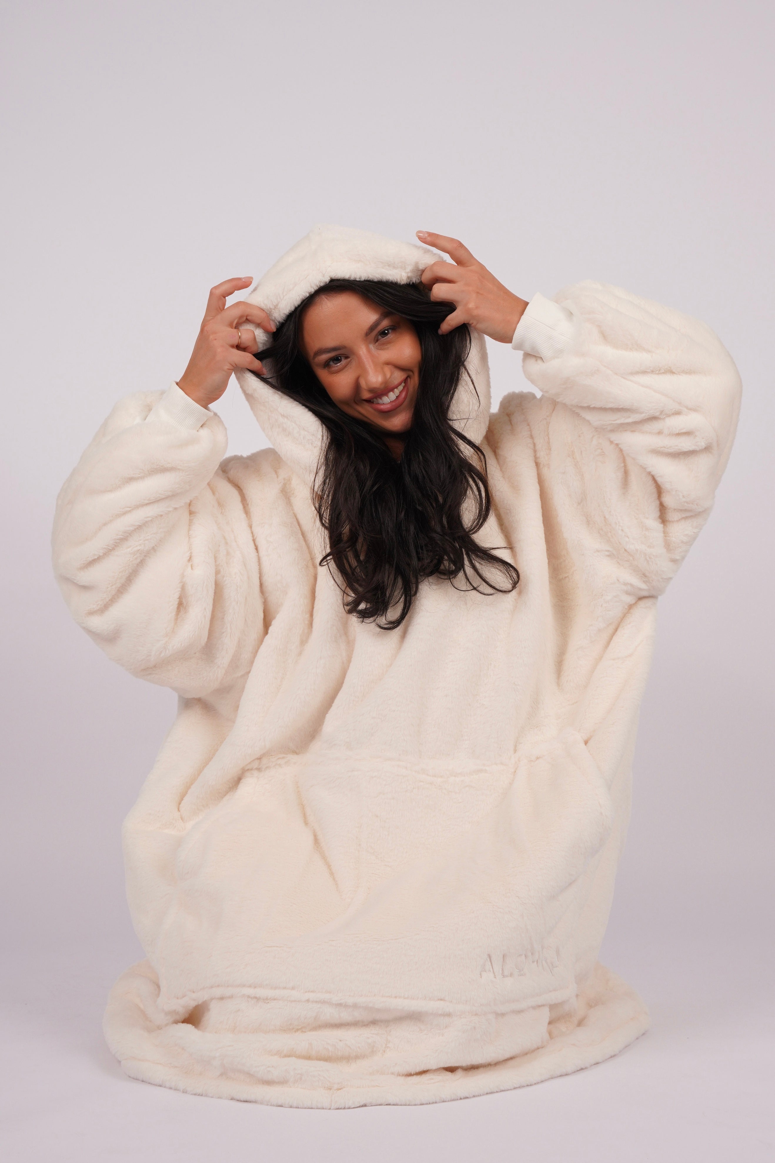 Oversized Hooded Sweatshirt Marshmallow