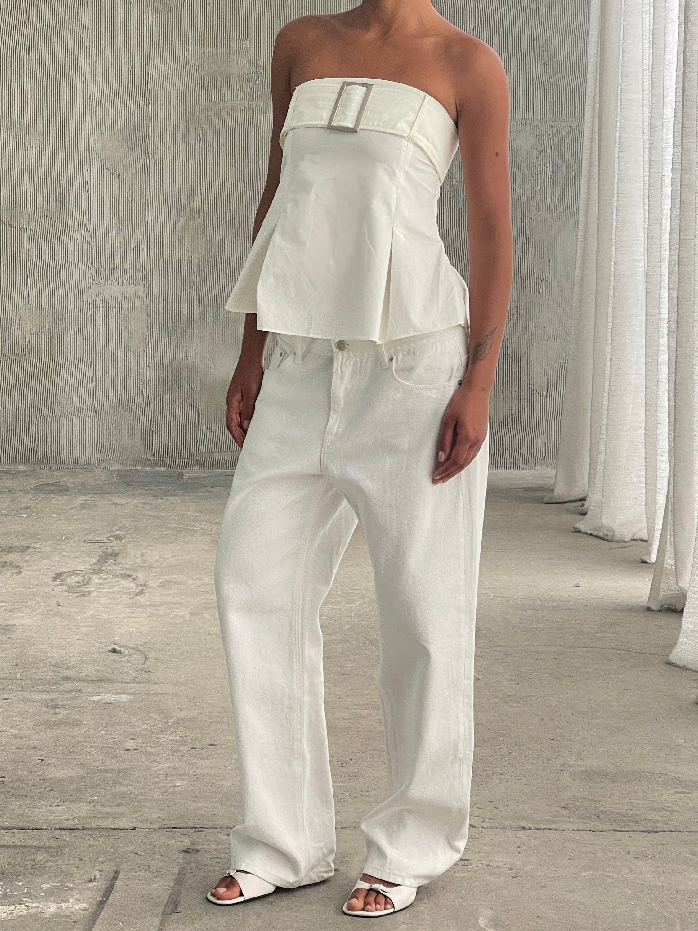 Bobbie White Jeans
