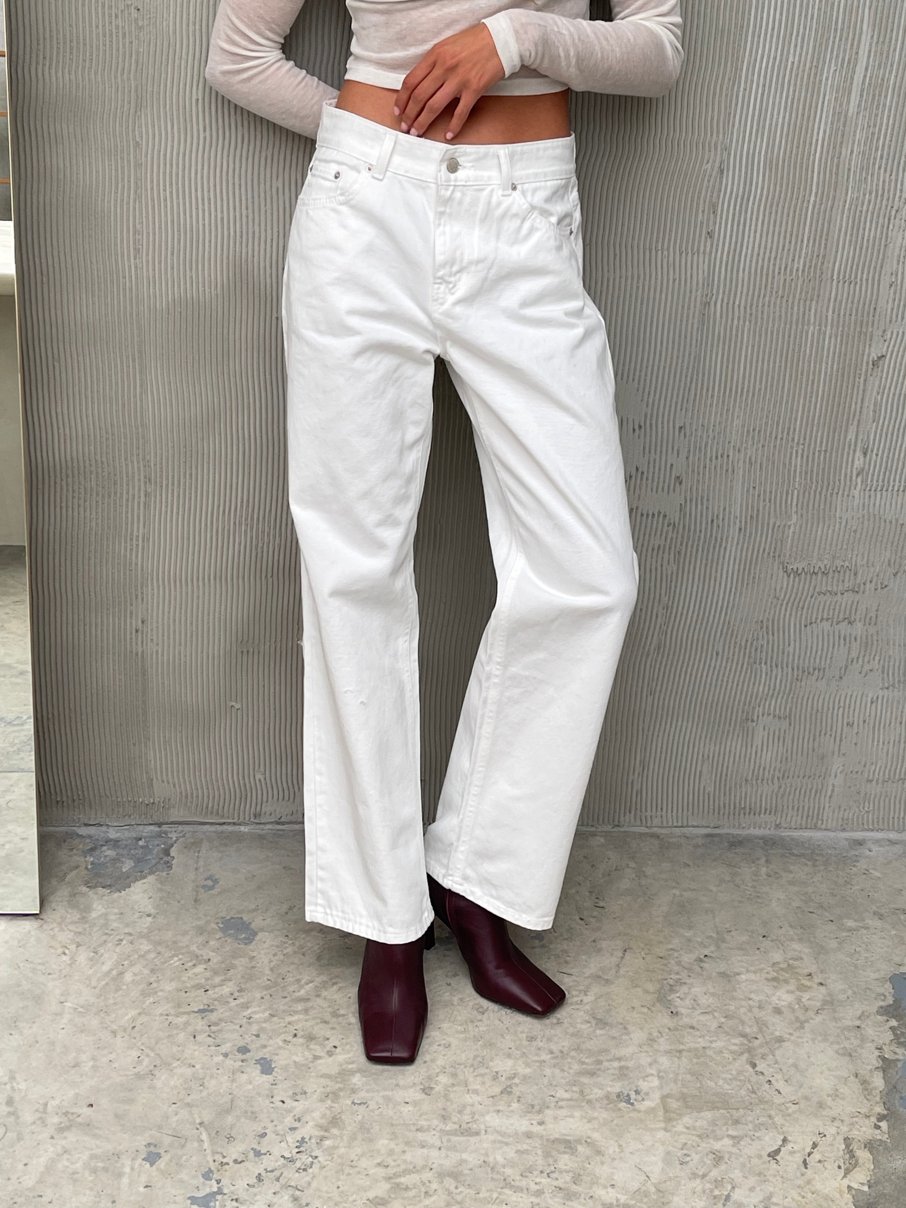 Bobbie White Jeans