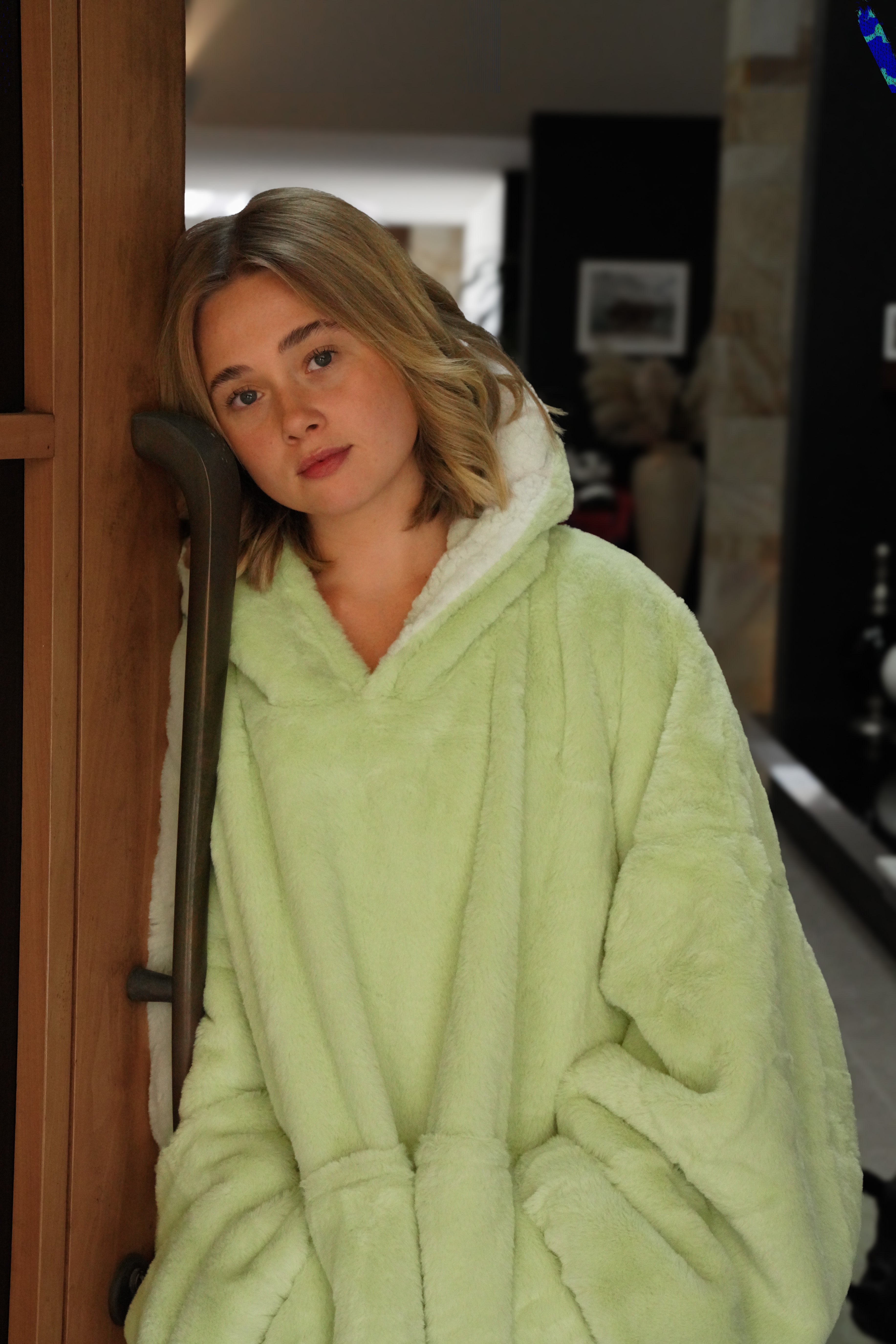 Long Kiwi Oversized Hoodie