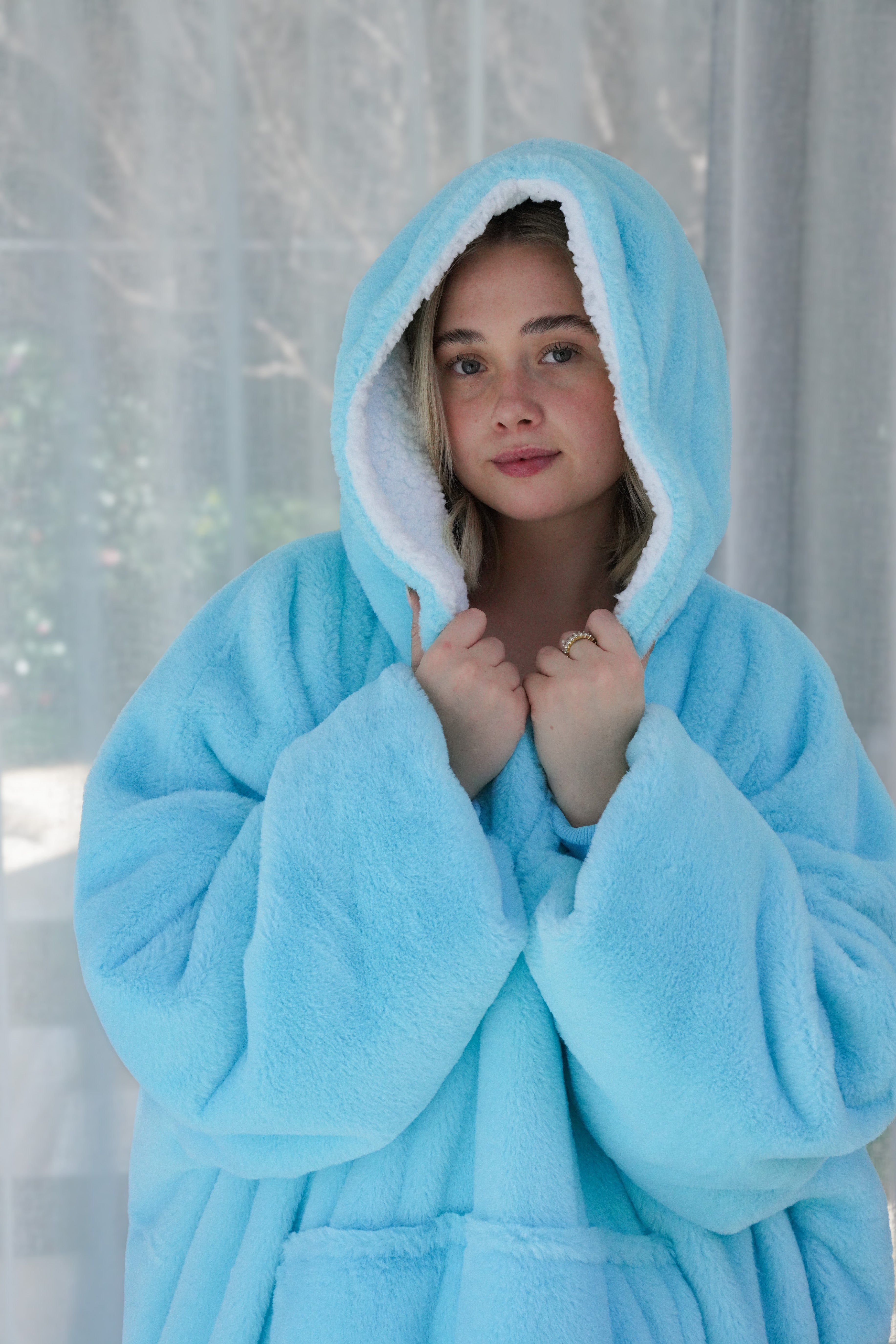 Oversized Hoodie Long Bubbles