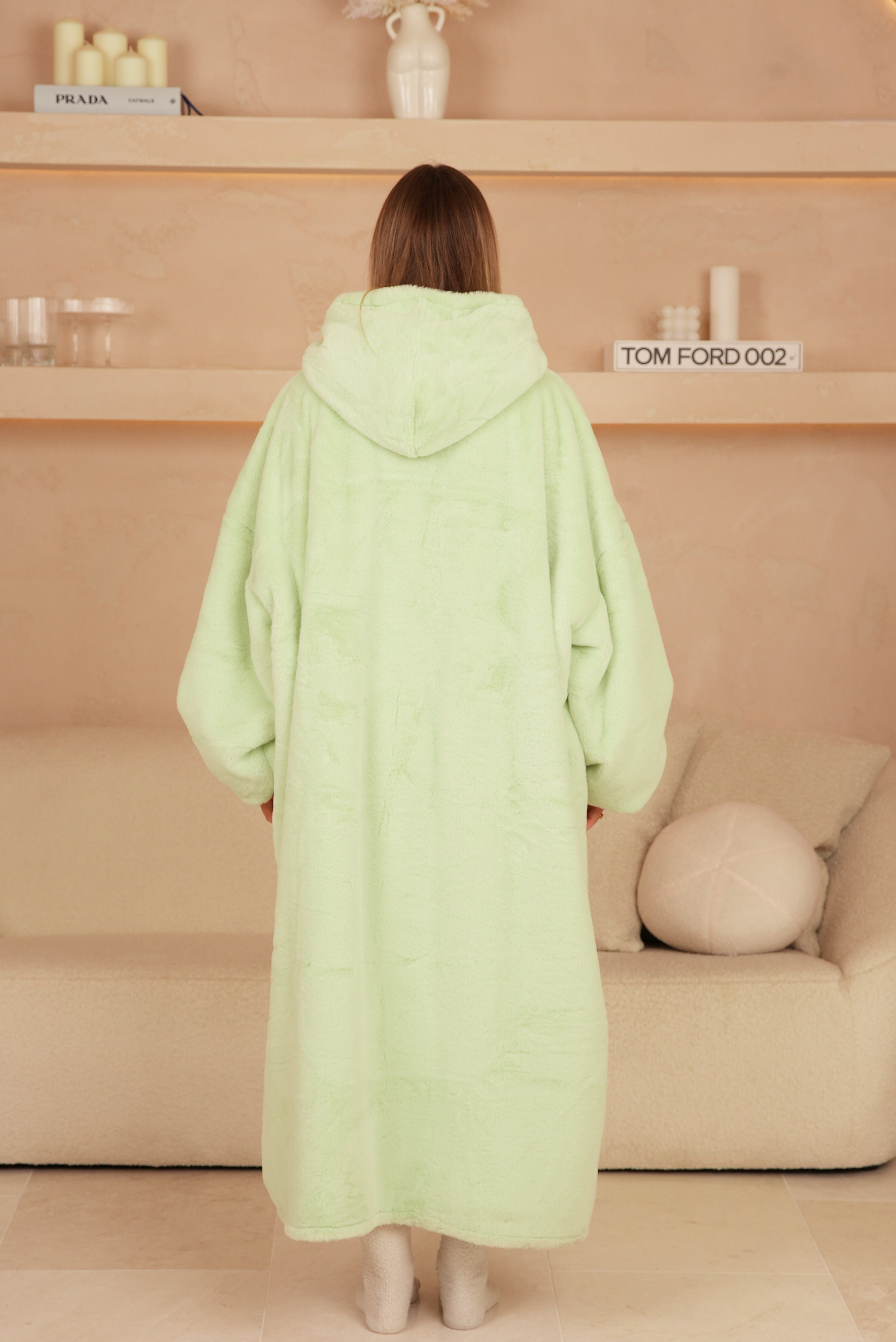 Long Kiwi Oversized Hoodie