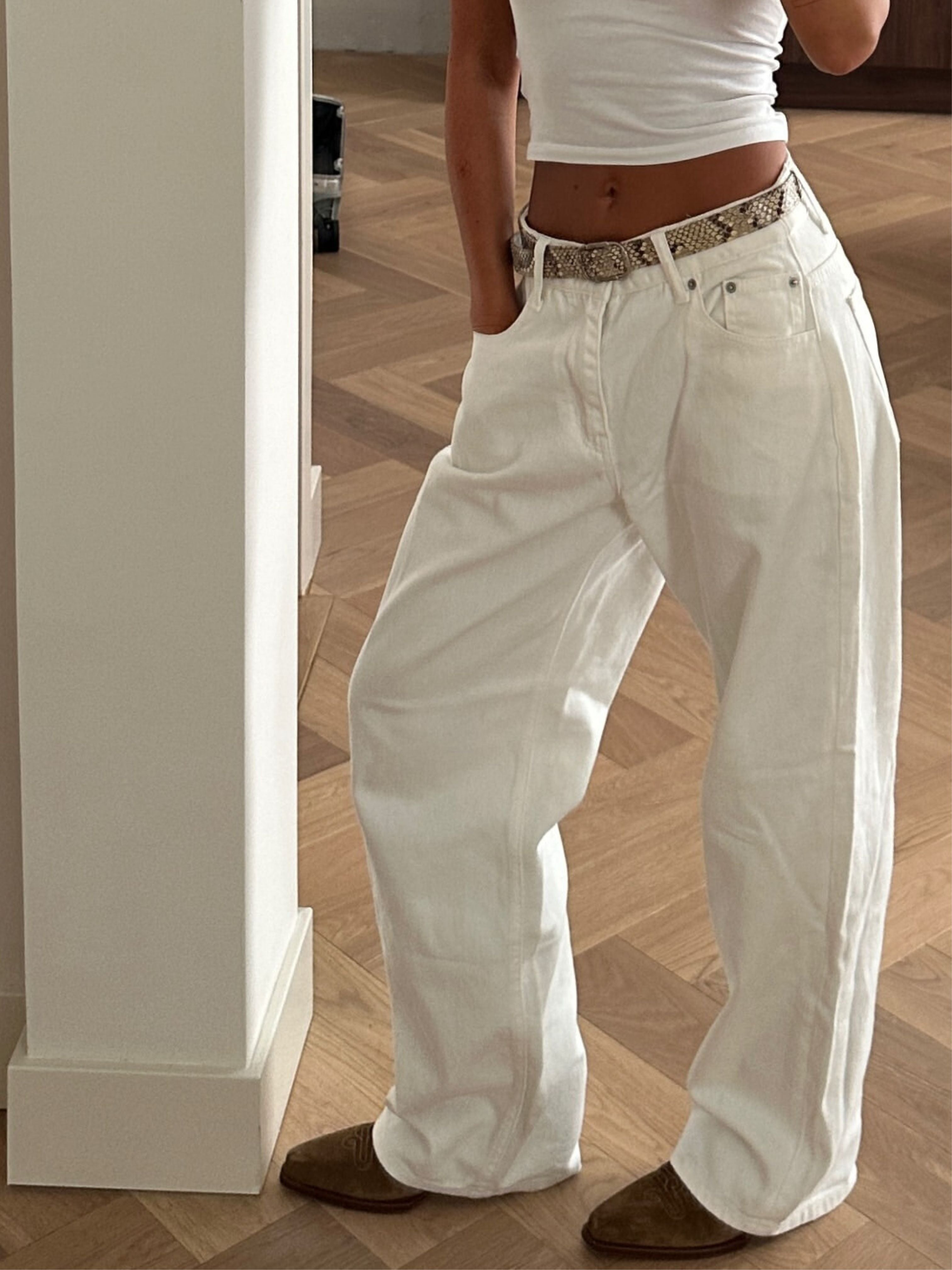 Bobbie White Jeans