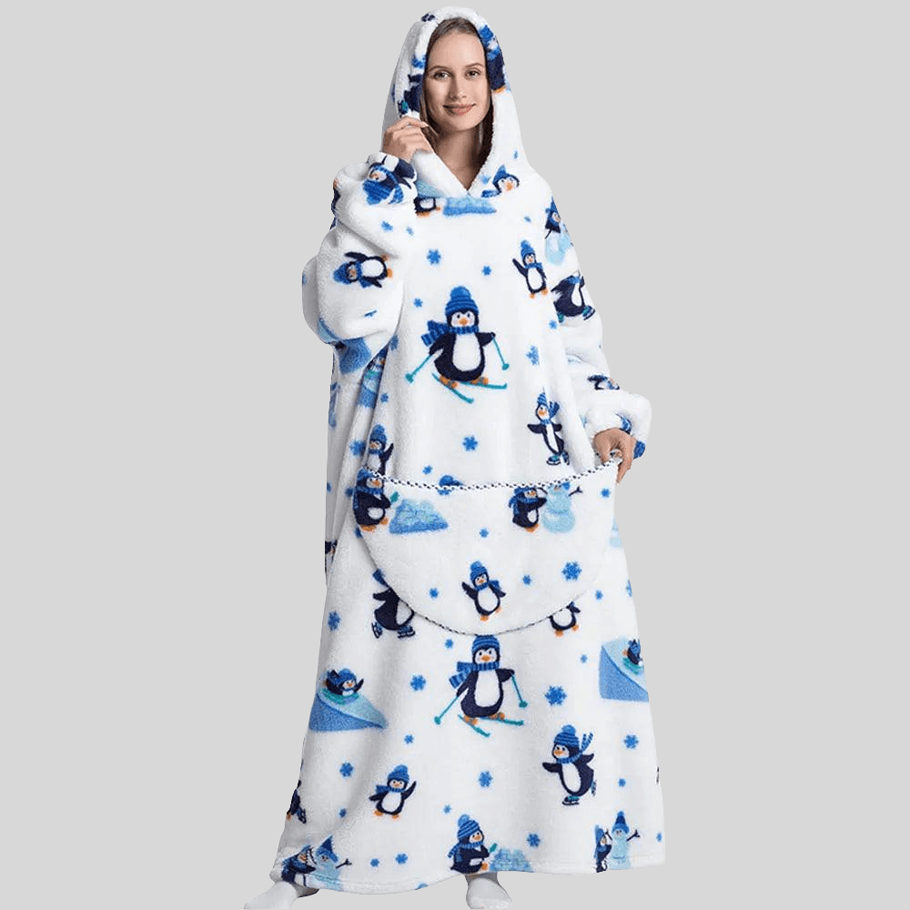 Oversized Hoodie Penguin