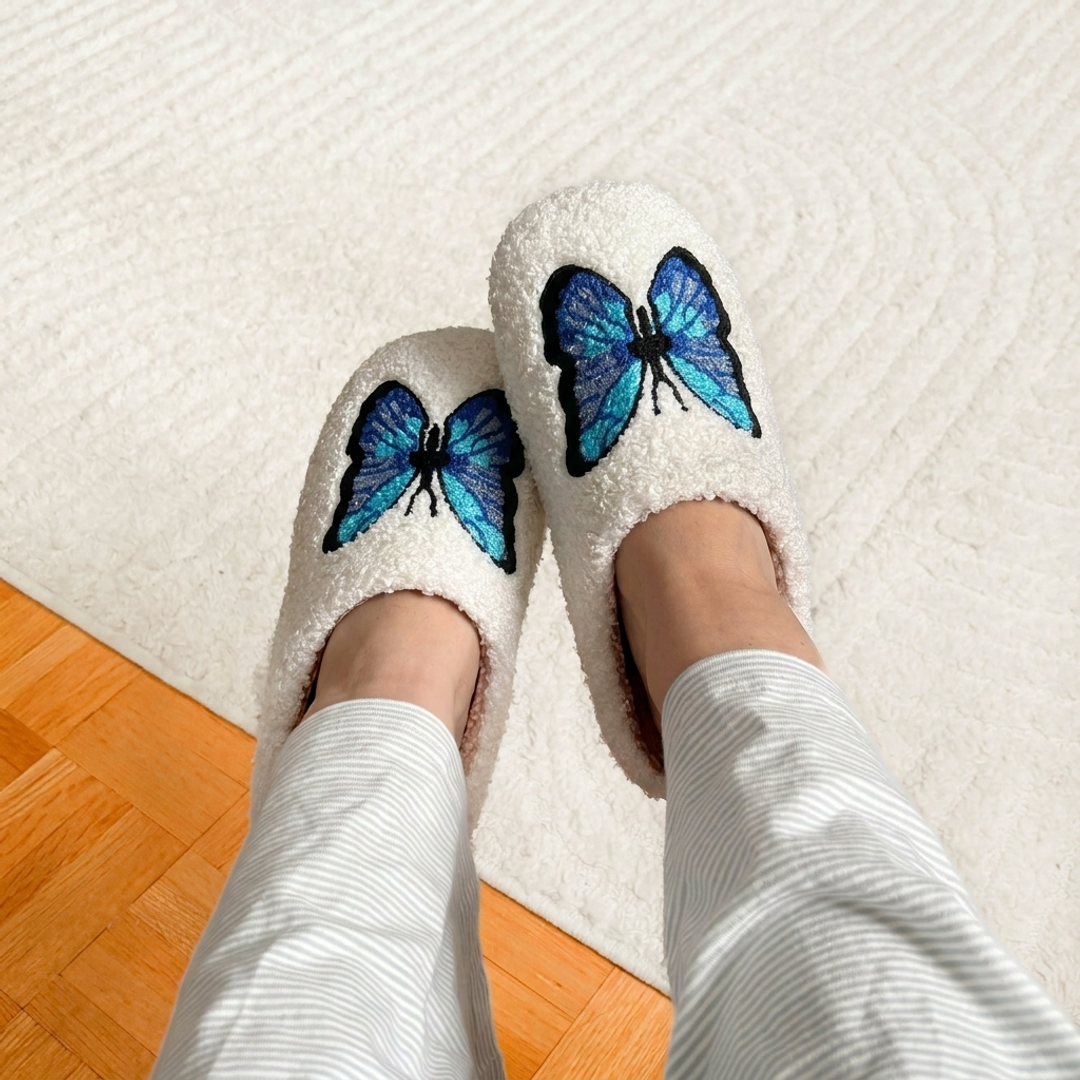 Fiona Butterfly Slippers