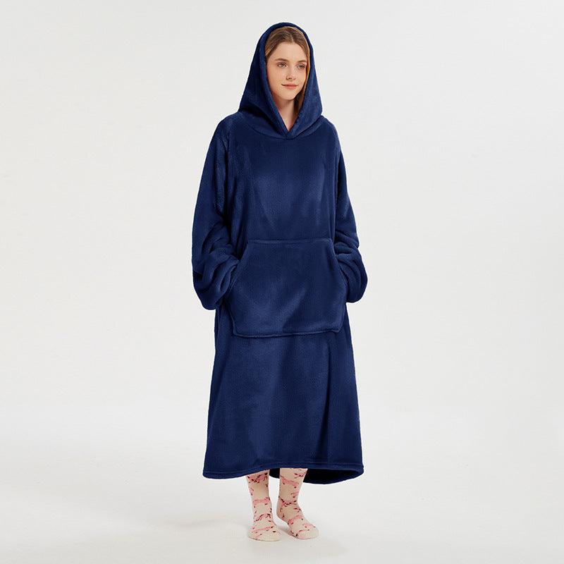 Dark Blue Oversized Hoodie