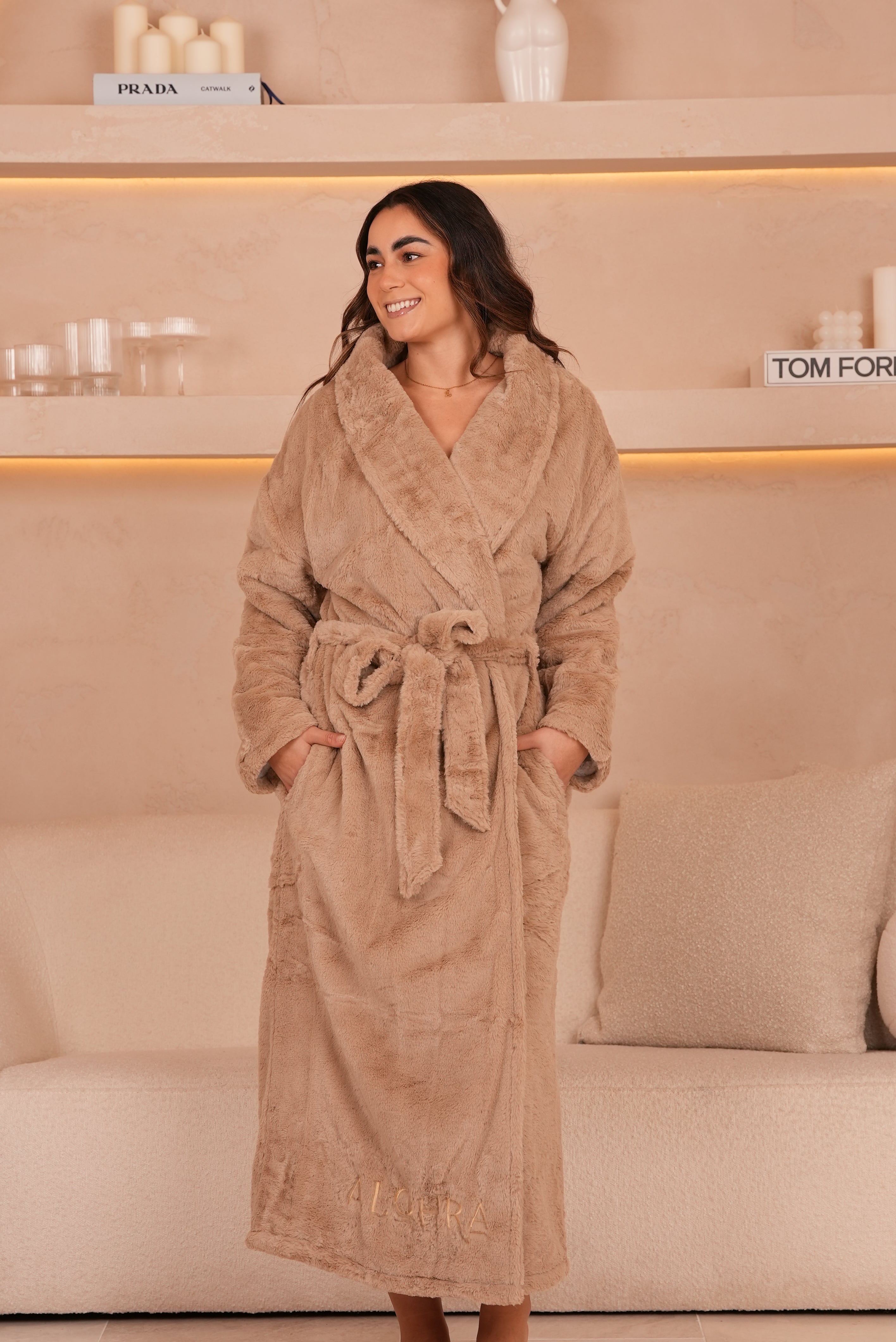 Oversized Hoodie Almond