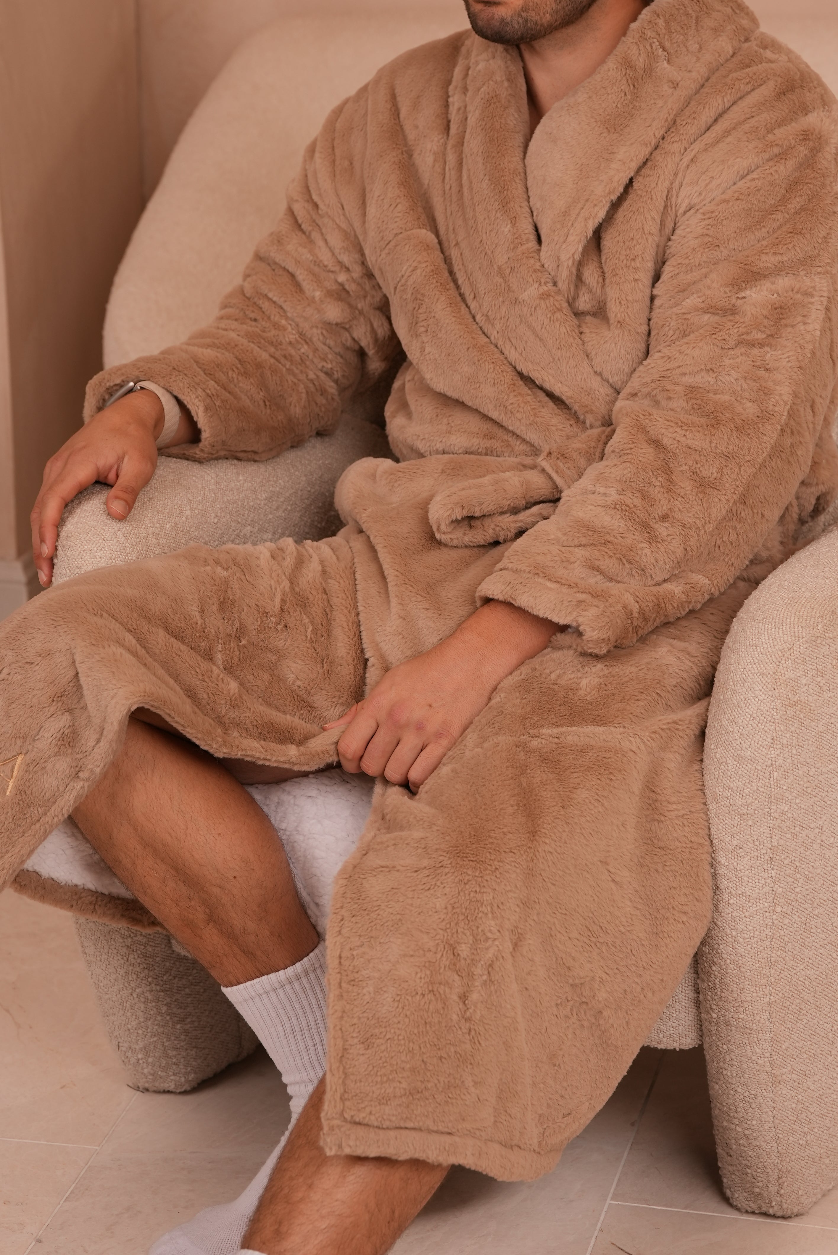 Oversized Hoodie Almond