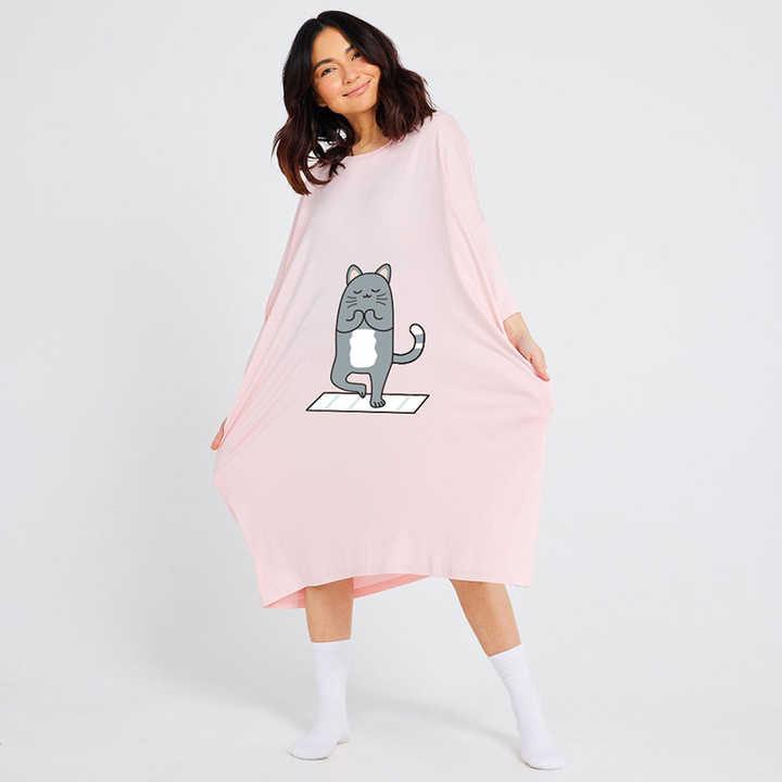 Meditating Cat Nightgown