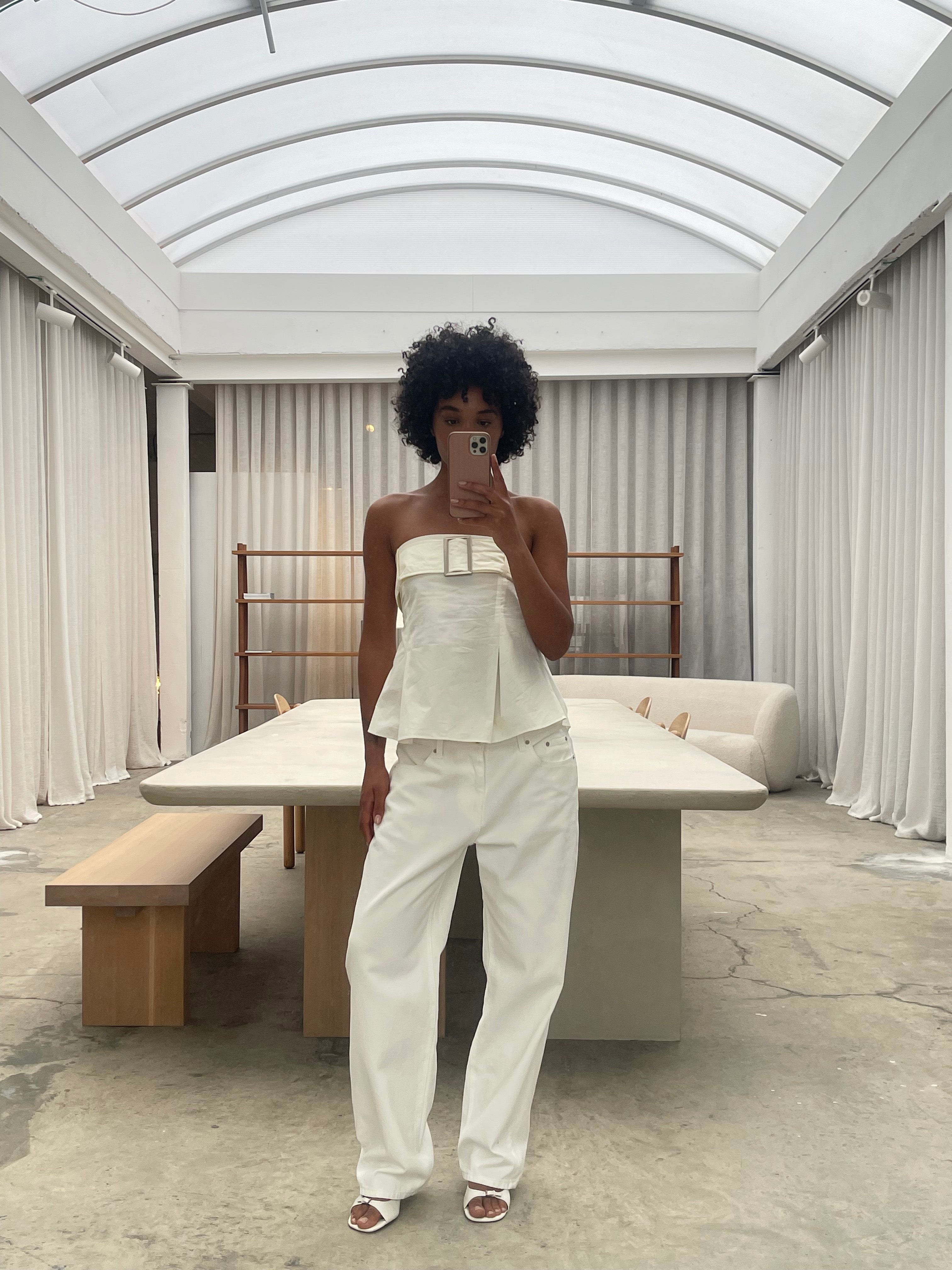 Bobbie White Jeans