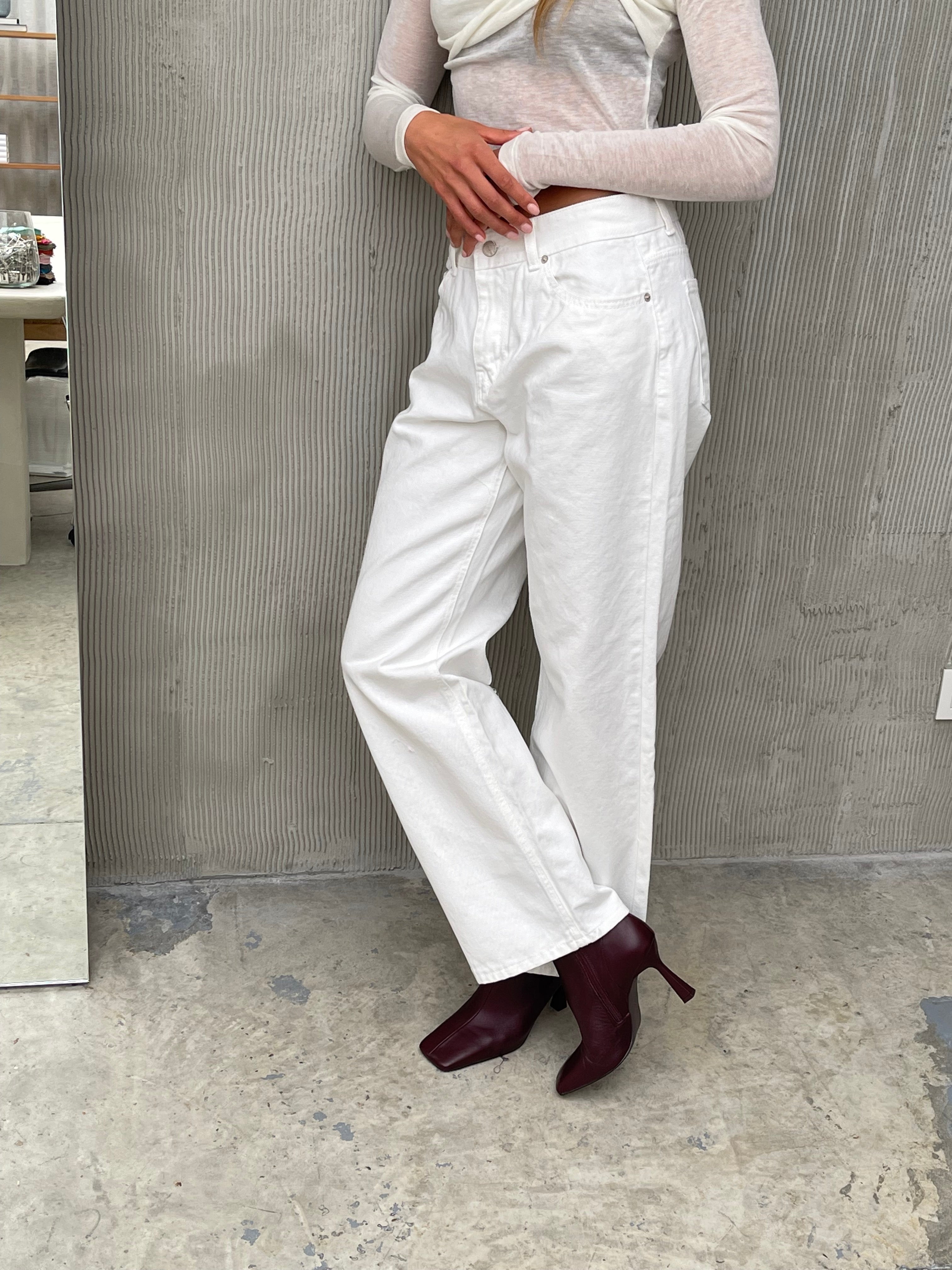 Bobbie White Jeans