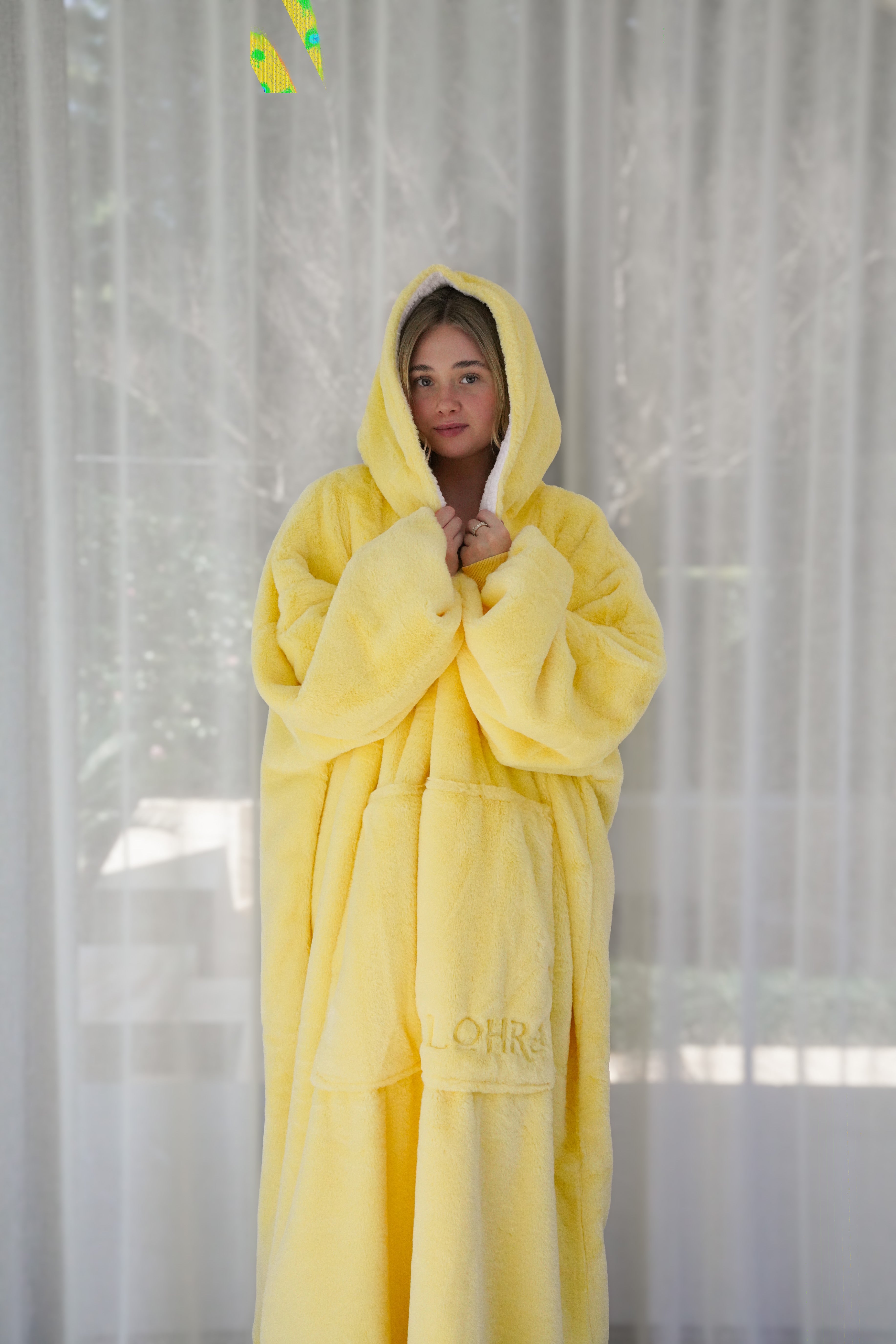 Oversized Hoodie Long Limoncello