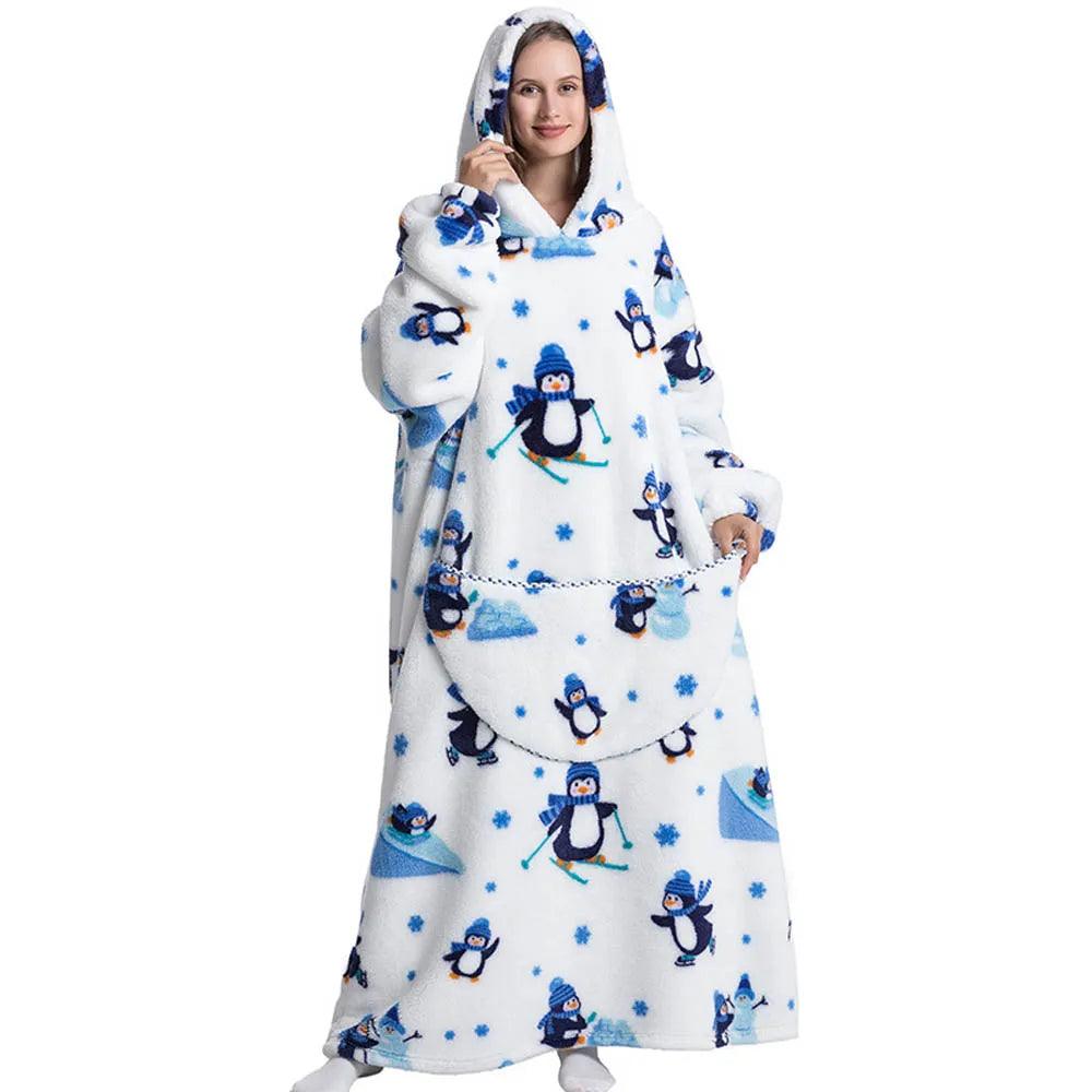 Oversized Hoodie Penguin