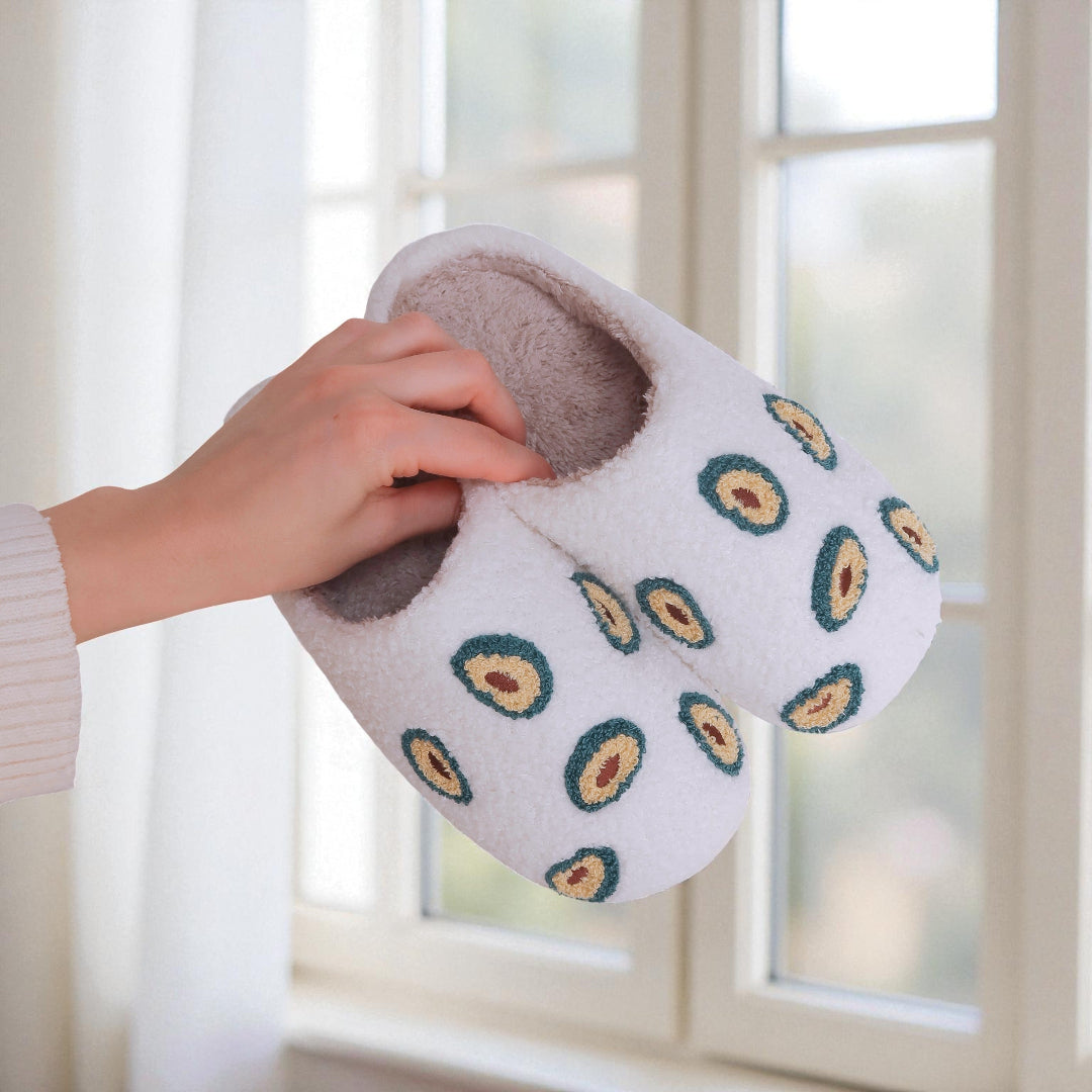 Avocado Plush Slippers
