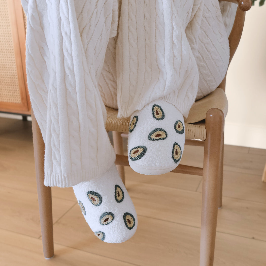 Avocado Plush Slippers