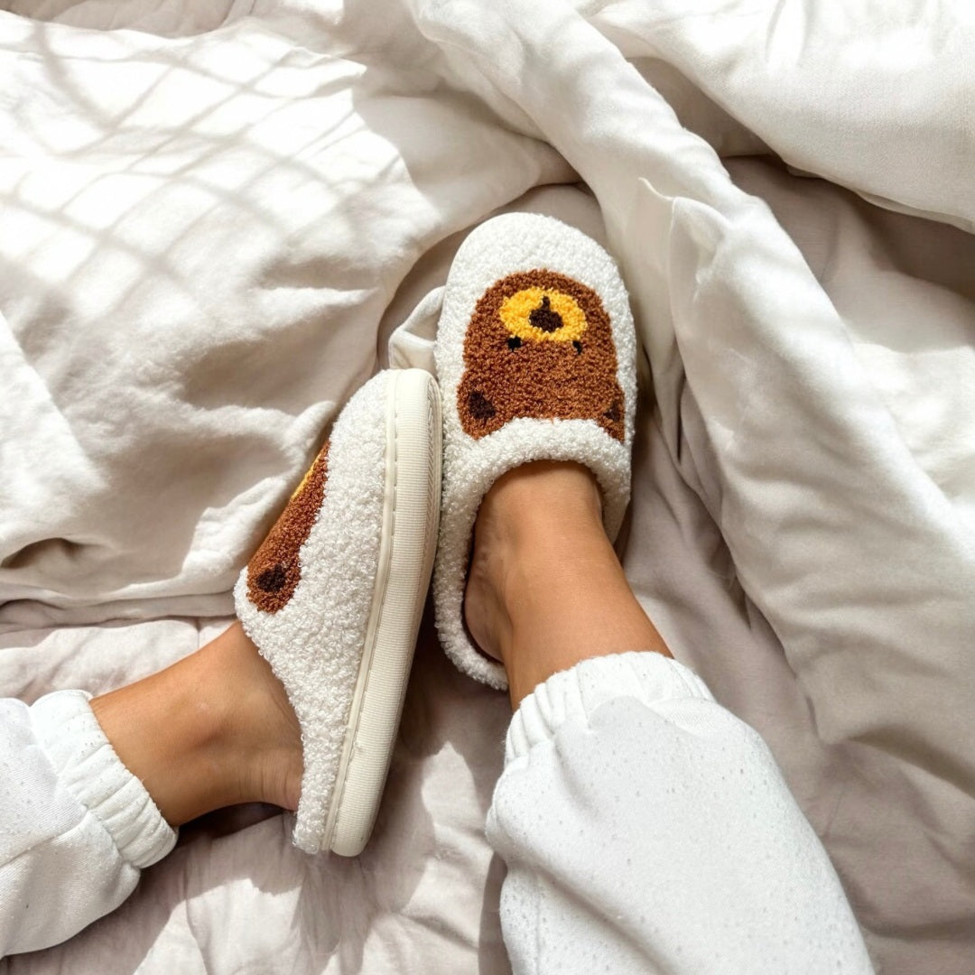 Cozy Teddy Bear Slippers
