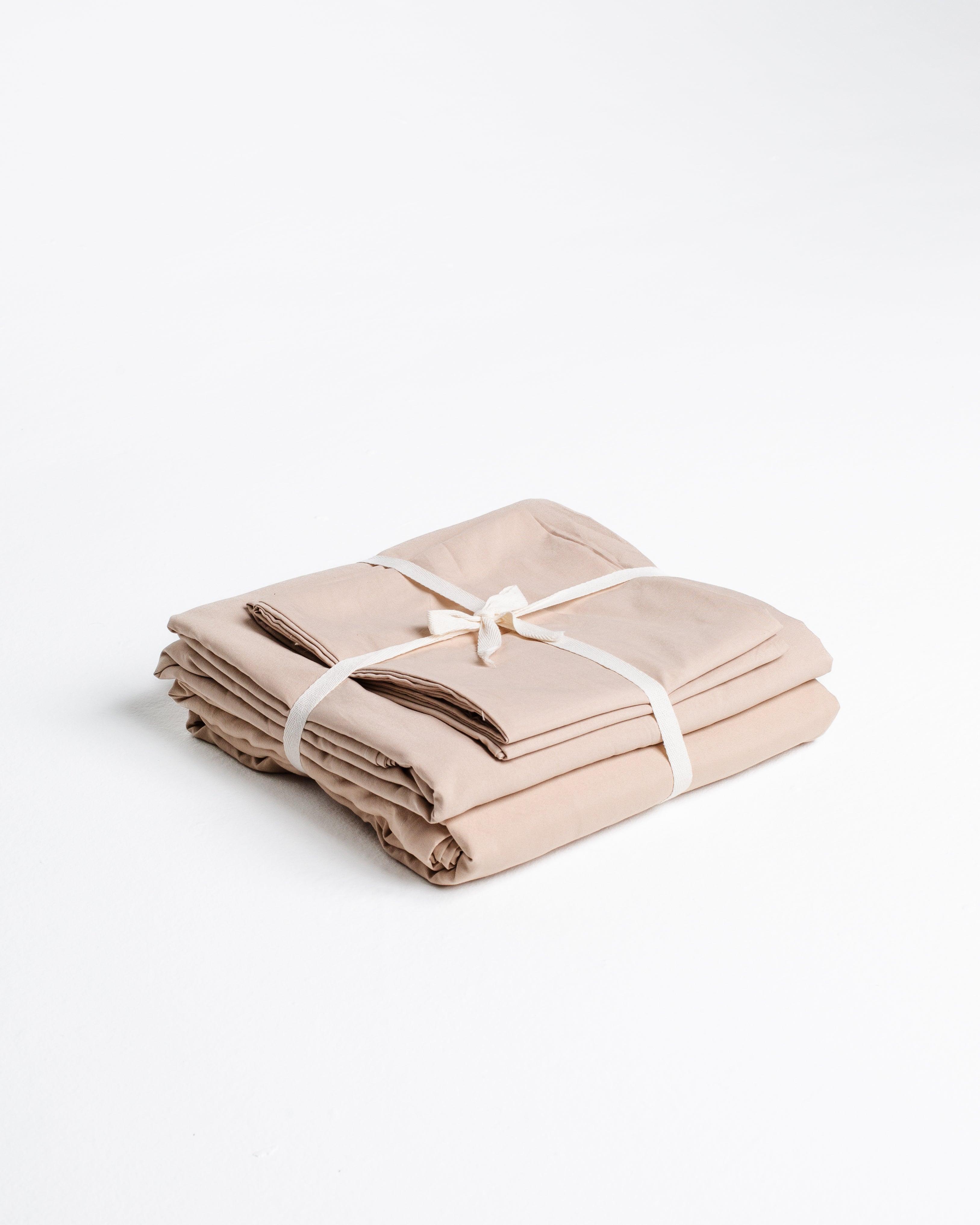 Solid Washed Duvet Set - Vanilla
