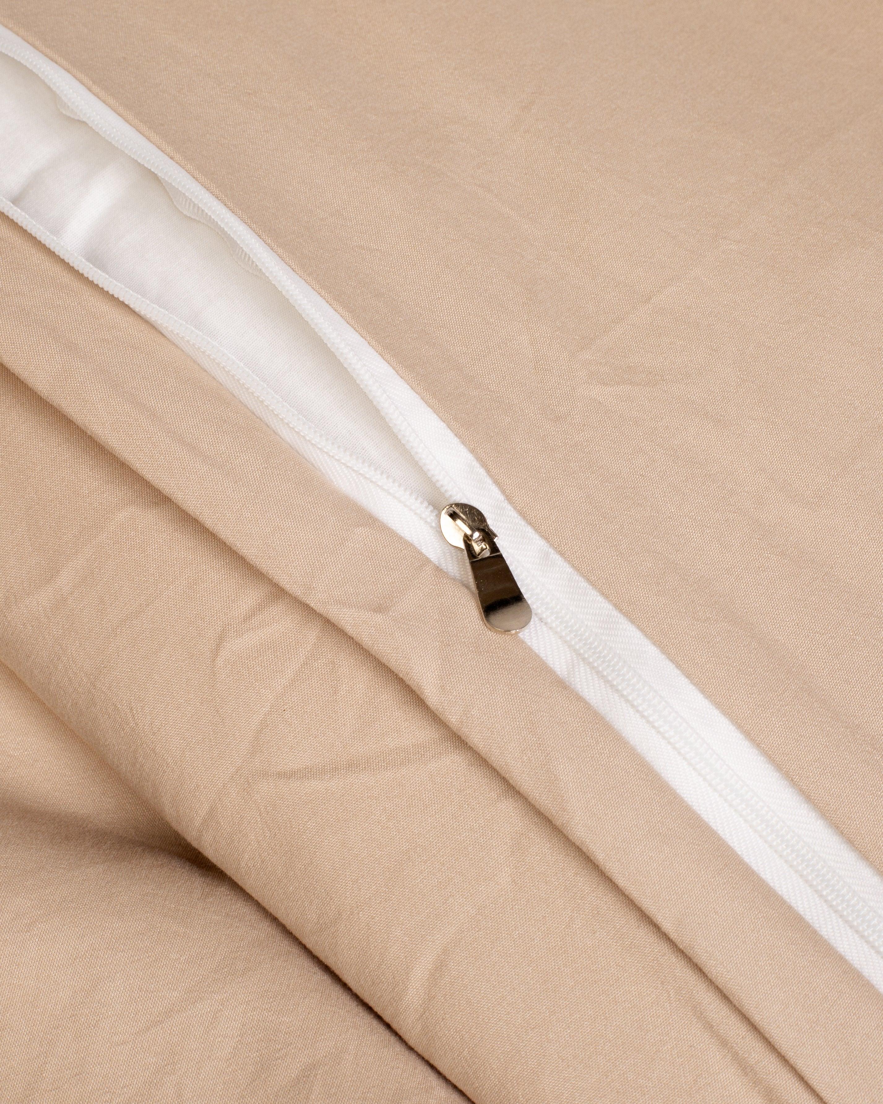 Solid Washed Duvet Set - Vanilla